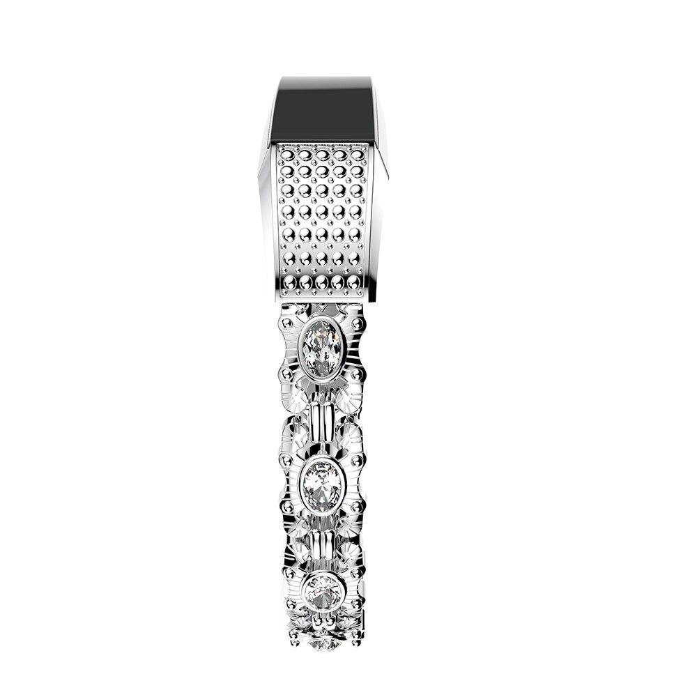 Diamond Encrusted Steel Strip For Fitbit Alta / HR - watchband.direct