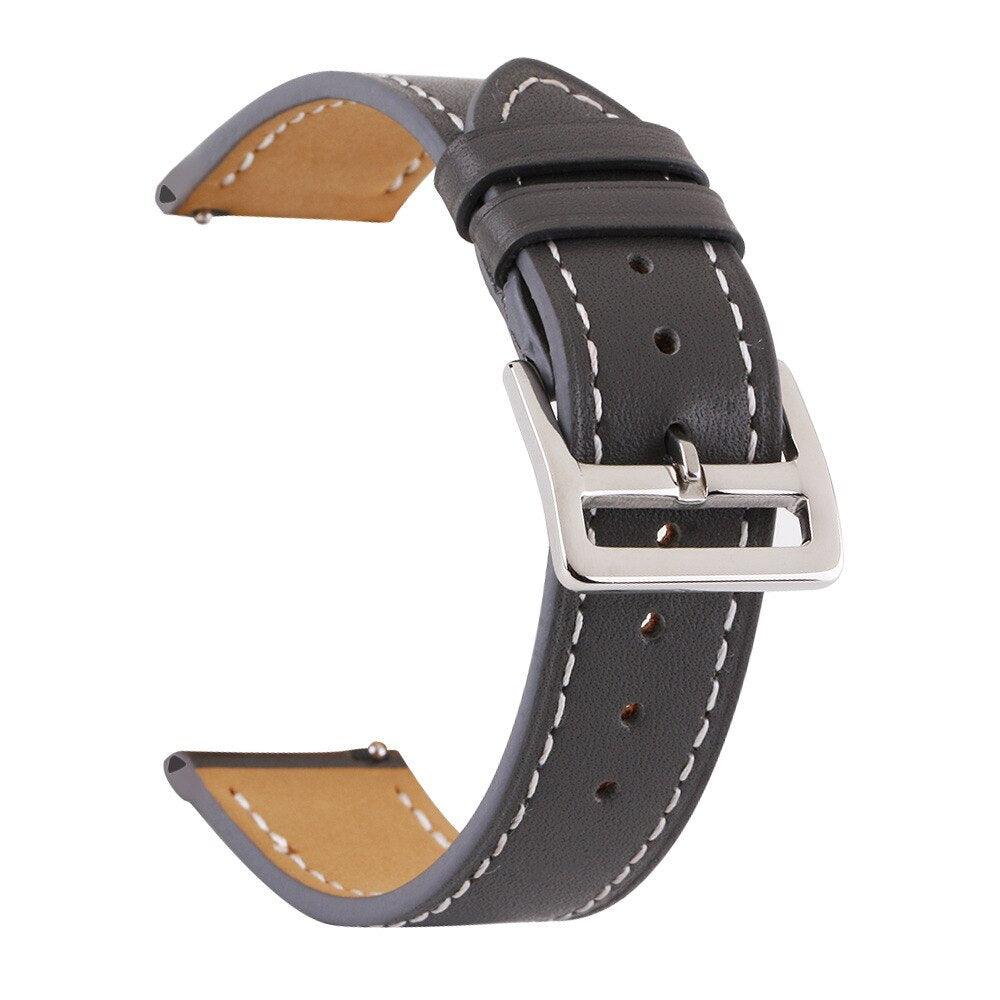 Universal Single Tour Quick Release Leather Watch Band - watchband.direct
