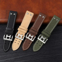 Thumbnail for Leather Strap for Hamilton Khaki Field - watchband.direct
