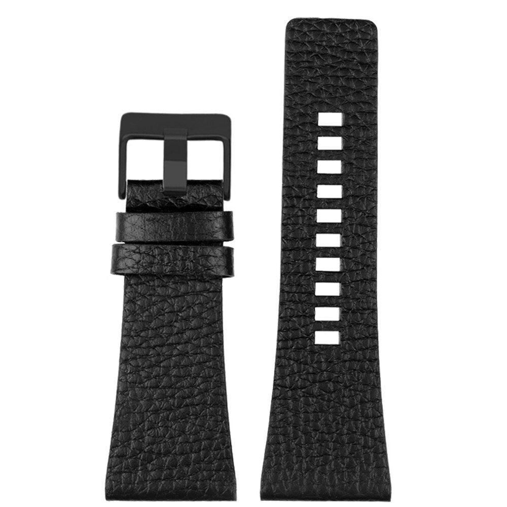 Retro Genuine Leather Wrist Band for Diesel - watchband.direct
