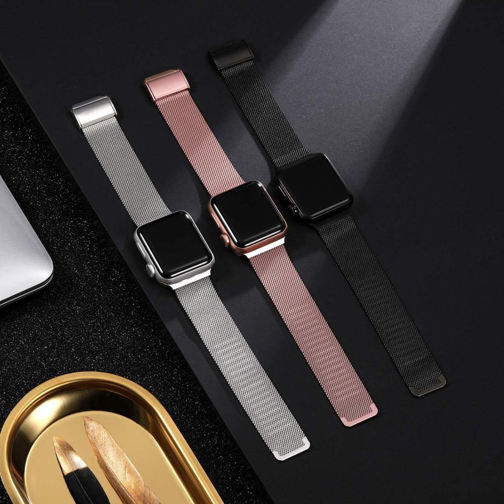Metallic Glow Milanese Strap for Apple Watch - watchband.direct