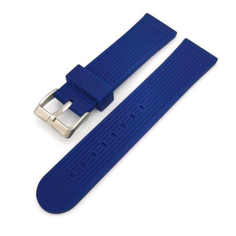 Corrugated Sport Silicone Strap - watchband.direct