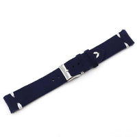 Thumbnail for Blue Suede Leather Watch Strap with Quick Release - watchband.direct