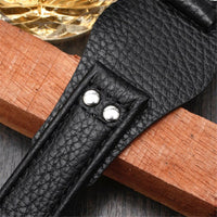 Thumbnail for Leather Rivet Bund Strap - watchband.direct