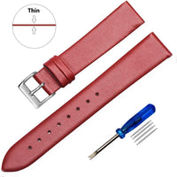 Thumbnail for Thin Genuine Leather Womens Watch Strap - watchband.direct