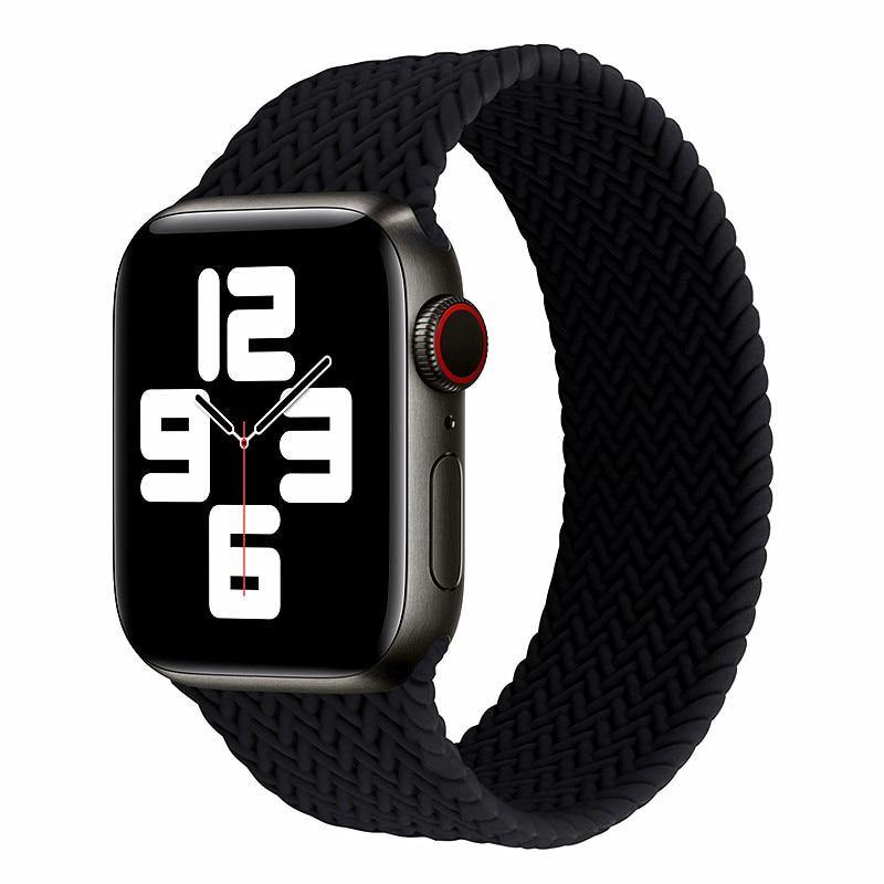Braided Silicone Solo Loop Strap for Apple Watch - watchband.direct