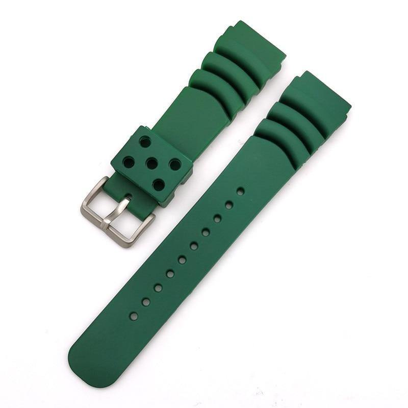 Diced Diver Rubber Sports Band - watchband.direct