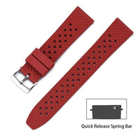 Thumbnail for Honeycomb Rubber Breathable Watch Strap With Quick Release - watchband.direct