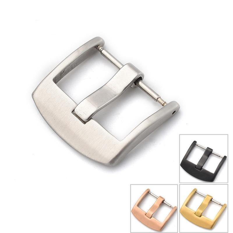 Stainless Steel Watch Clasp with Pin Buckle - watchband.direct