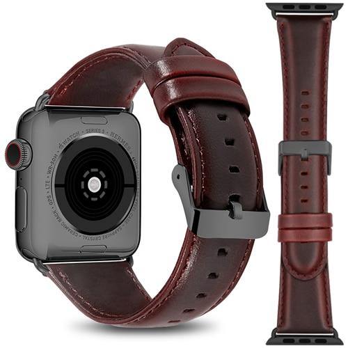 Genuine High Durability Leather Strap for Apple Watch - watchband.direct