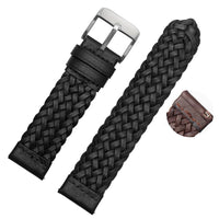 Thumbnail for Cowhide Braided Leather Strap with Quick-Release - watchband.direct