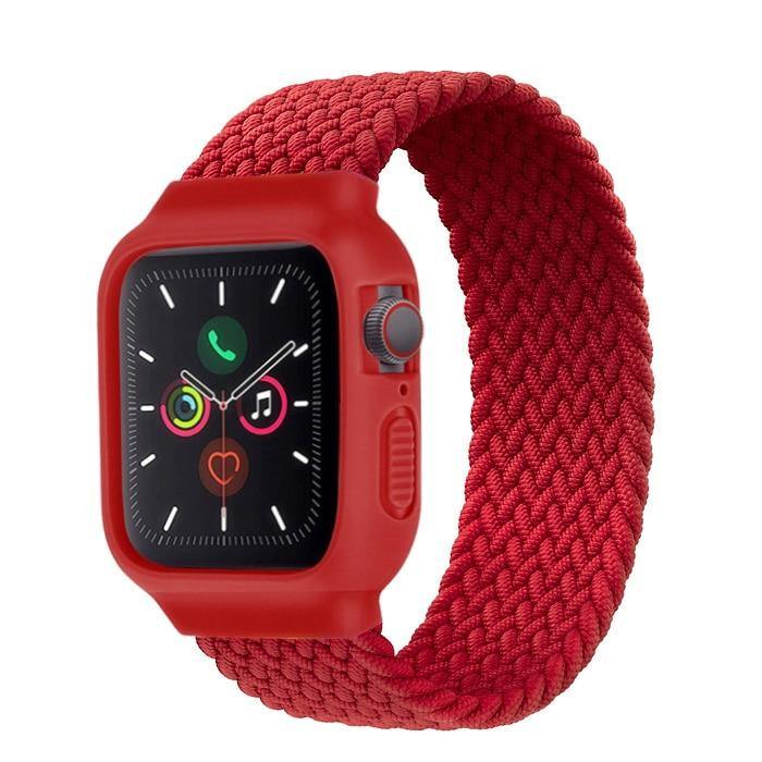 Case with Strap Braided Solo Loop for Apple Watch - watchband.direct