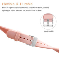 Thumbnail for Women Rubber Wristband for Fitbit Versa / Versa Lite - watchband.direct