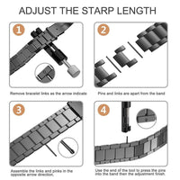 Thumbnail for Metal Slingshot Band for Fitbit Charge 3 / 4 - watchband.direct