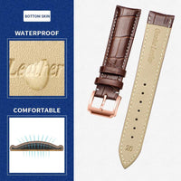 Thumbnail for Soft Calf Genuine Leather Watch Strap with varying buckles - watchband.direct