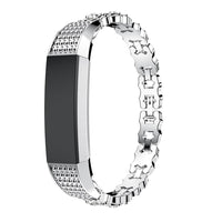 Thumbnail for Rhinestone Stainless Steel Bracelet for Fitbit Alta / HR - watchband.direct