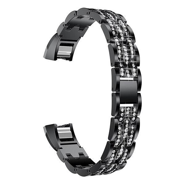 Crystal Stainless Steel Band for Fitbit Alta / HR - watchband.direct