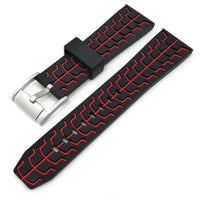 Thumbnail for Tire Silicone Men Sport Watchband - watchband.direct