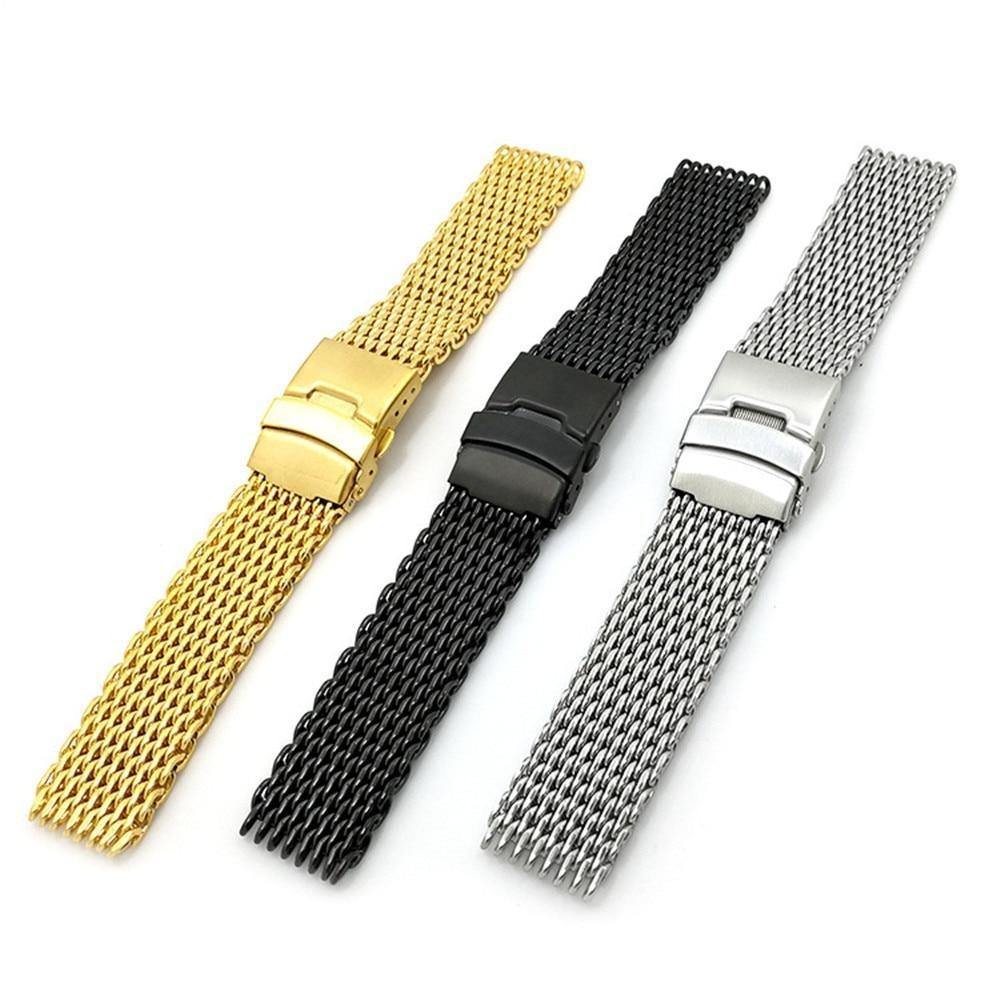 High Quality Universal Milanese Watchband with Folding Buckle - watchband.direct