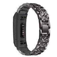 Thumbnail for Stainless Steel Bling Rhinestone Wrist Strap for Fitbit Charge 3 / 4 - watchband.direct