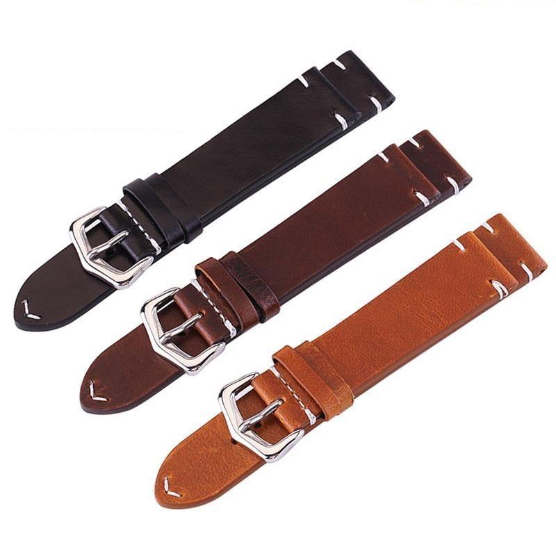 Smooth Cow Leather Watchband - watchband.direct