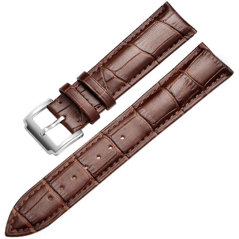Soft Calf Genuine Leather Watch Strap with varying buckles - watchband.direct