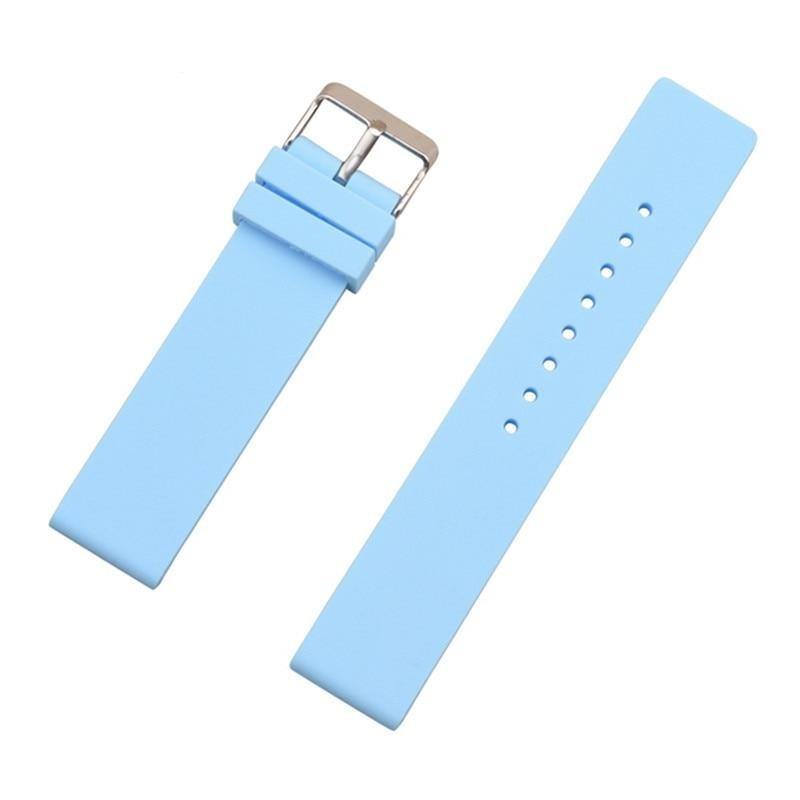 Slim Elegant Silicon Watch Strap - watchband.direct