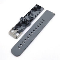 Thumbnail for Camo Silicone Watchband with Quick Release Pin - watchband.direct