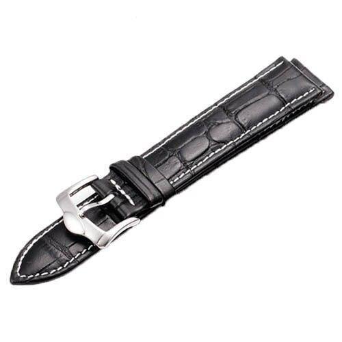 Elegant Leather Crocodile Pattern Watchband - watchband.direct