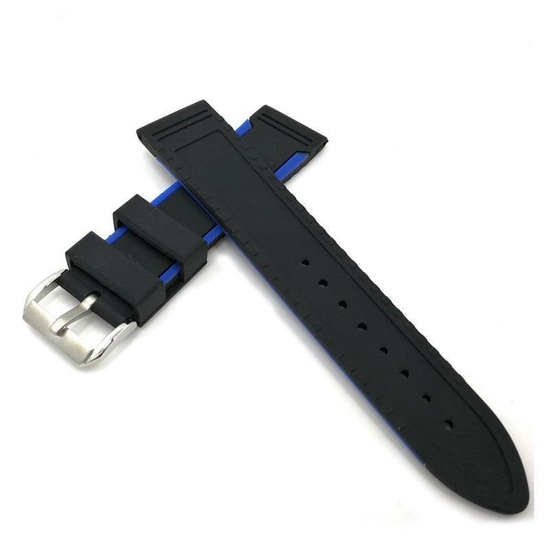 Universal Silicone Diver Watchband - watchband.direct