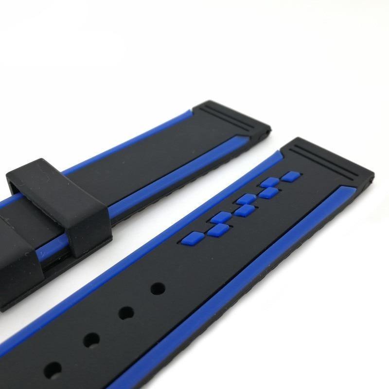 Universal Silicone Diver Watchband - watchband.direct