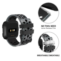 Thumbnail for Camouflage Rubber Band for Fitbit Versa - watchband.direct