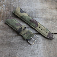 Thumbnail for Suede Leather Camouflage Watch Strap - watchband.direct