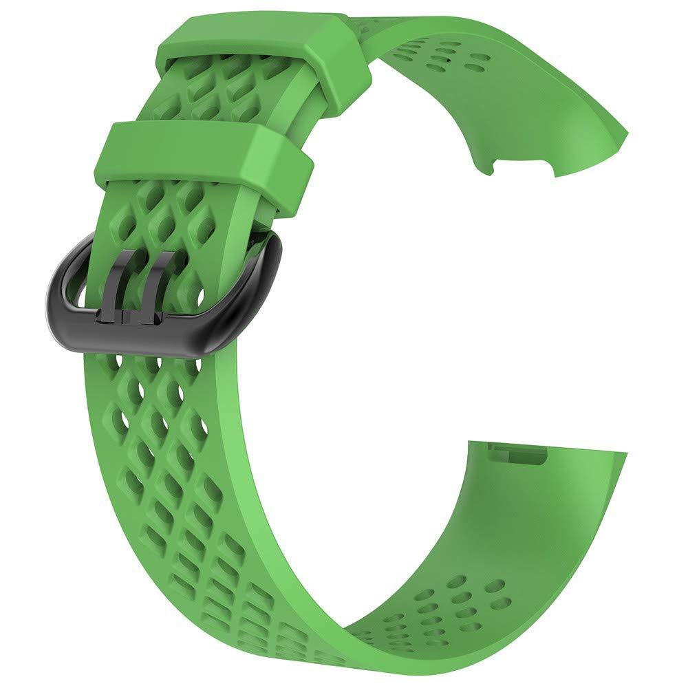 Breathable Silicone Sport Strap for Fitbit Charge 3 / 4 - watchband.direct