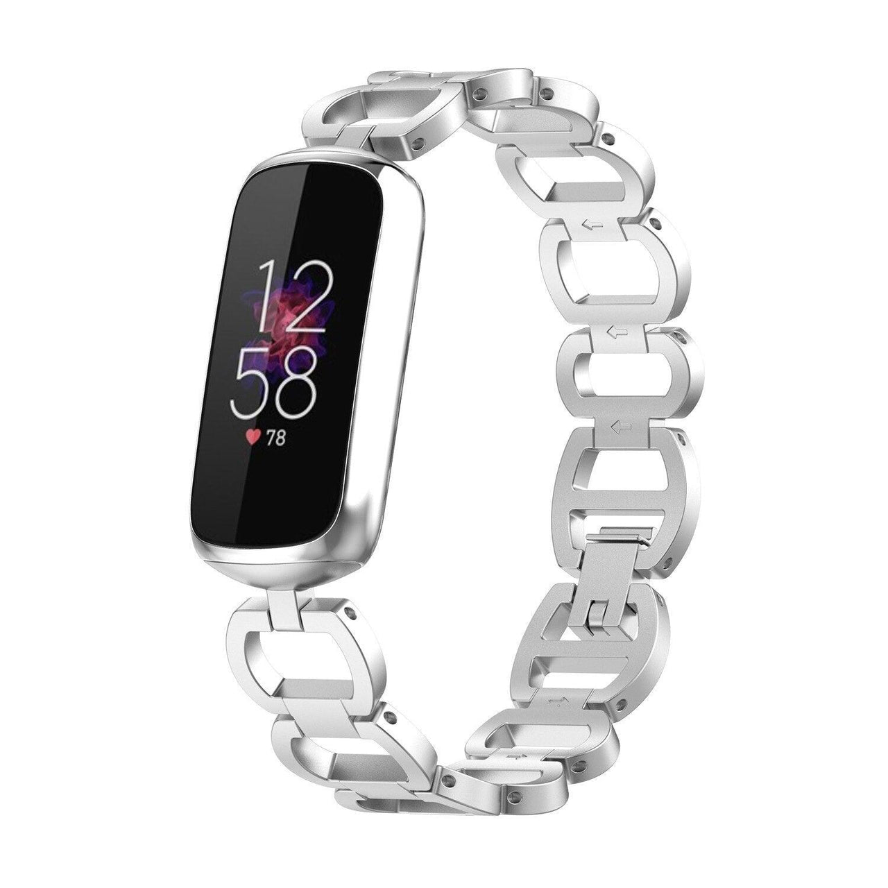 Metal Link Strap Fitbit Luxe - watchband.direct