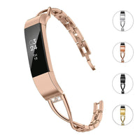 Thumbnail for Stainless Steel Bling Strap for Fitbit Alta / Alta HR - watchband.direct