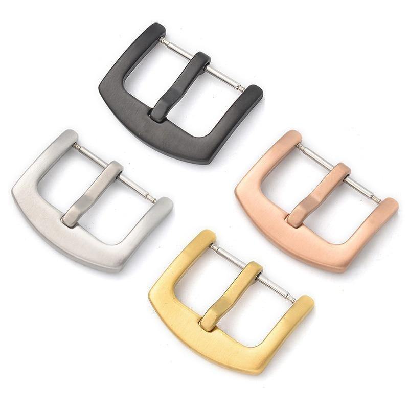 Solid Stainless Steel Pin Buckle - watchband.direct