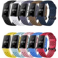 Thumbnail for Silicone Racing Strap for Fitbit Charge 3 / 4 - watchband.direct