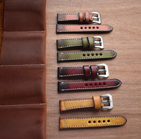 Thumbnail for Classic Faded Vintage Genuine Leather Watchband - watchband.direct