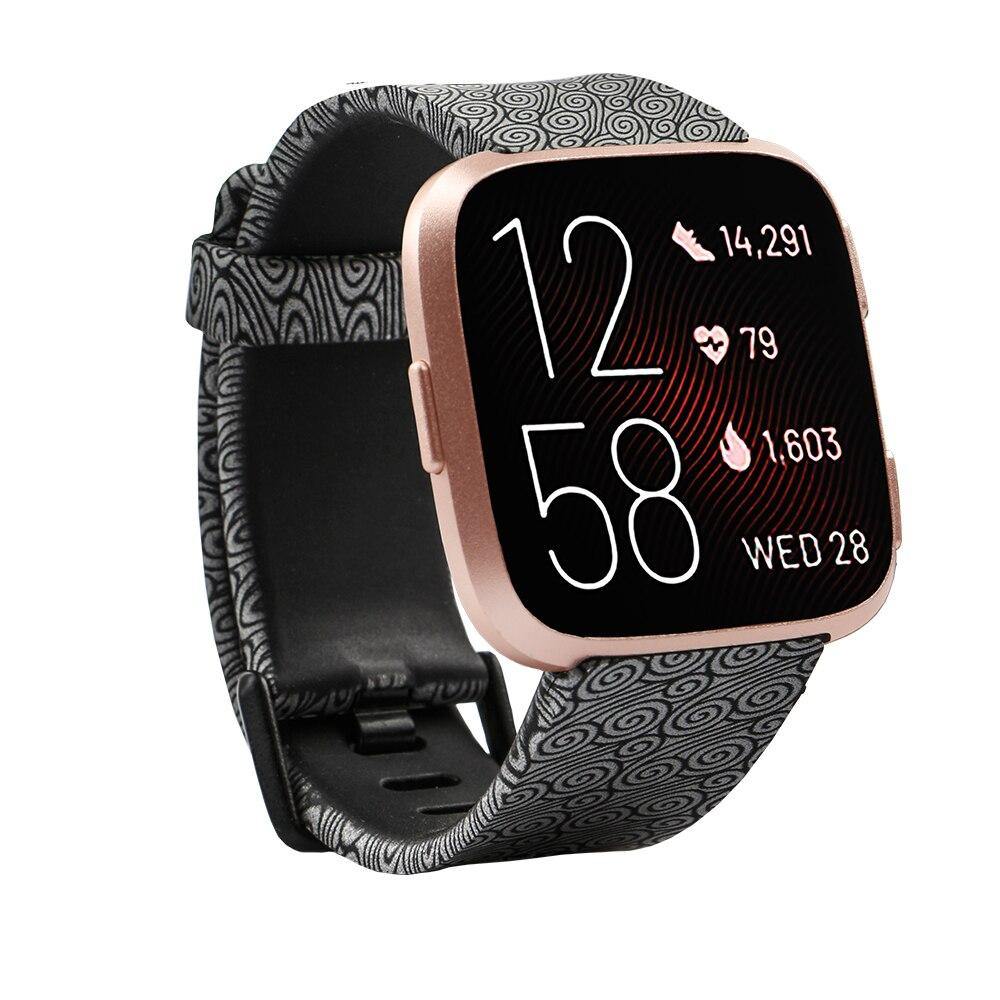 Sporting Style Soft Silicone Strap for Fitbit Versa / Versa 2 - watchband.direct