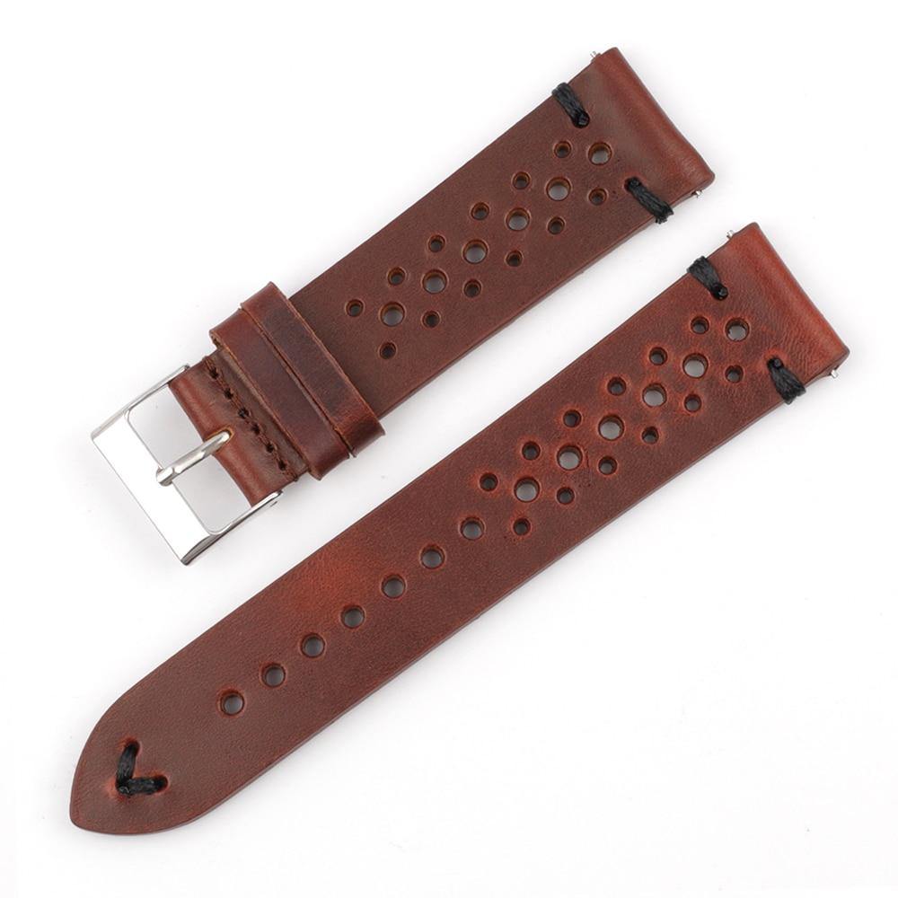 Dassari Perforated Rally Strap – Quick Release - watchband.direct