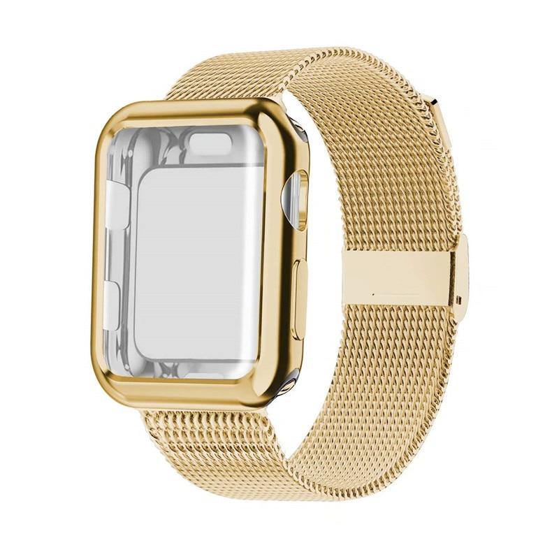 Case and Milanese Loop Strap for Apple Watch - watchband.direct