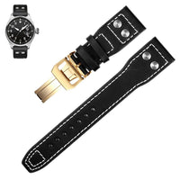 Thumbnail for Calfskin Leather Watch Band for IWC - watchband.direct