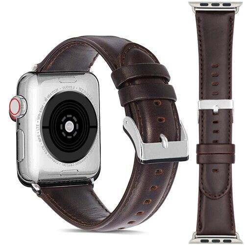 Genuine High Durability Leather Strap for Apple Watch - watchband.direct