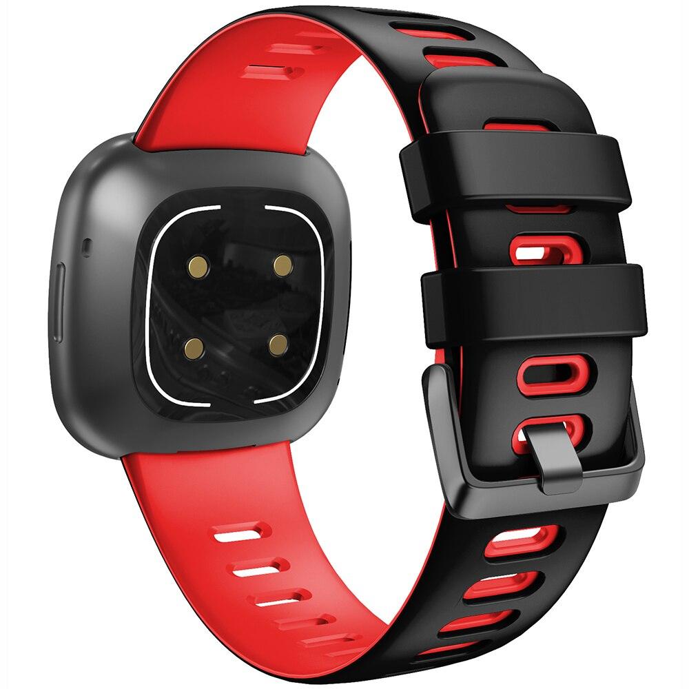 Soft Silicone Waterproof Strap for Fitbit Versa 3 / Sense - watchband.direct