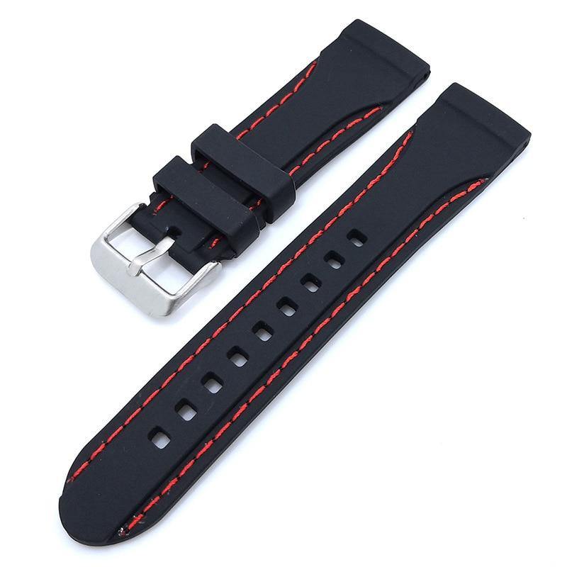Colored Stitch Rubber Band - watchband.direct