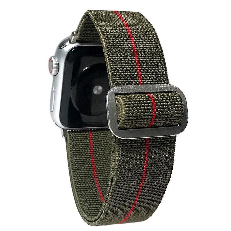 Elastic Braided Solo Loop For Apple Watch - watchband.direct