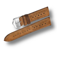 Thumbnail for Stitched Vintage Genuine Leather Racing Watchband - watchband.direct