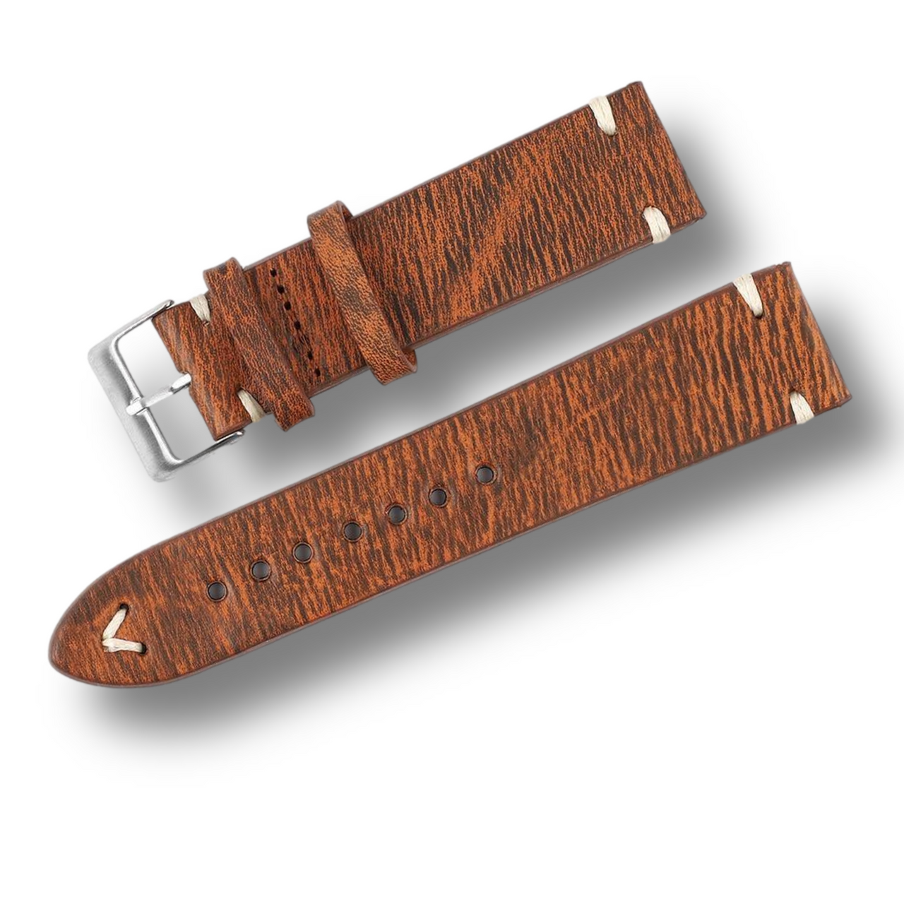 Vintage Faded Genuine Leather Watch Strap - watchband.direct