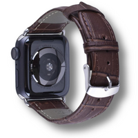 Thumbnail for Croco Print Leather Strap for Apple Watch - watchband.direct